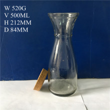 500ml Glass Juice Bottle with Cork